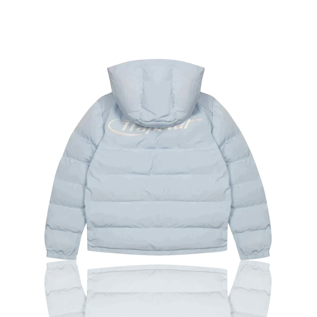Trapstar Ice Blue Hyperdrive Hooded Puffer