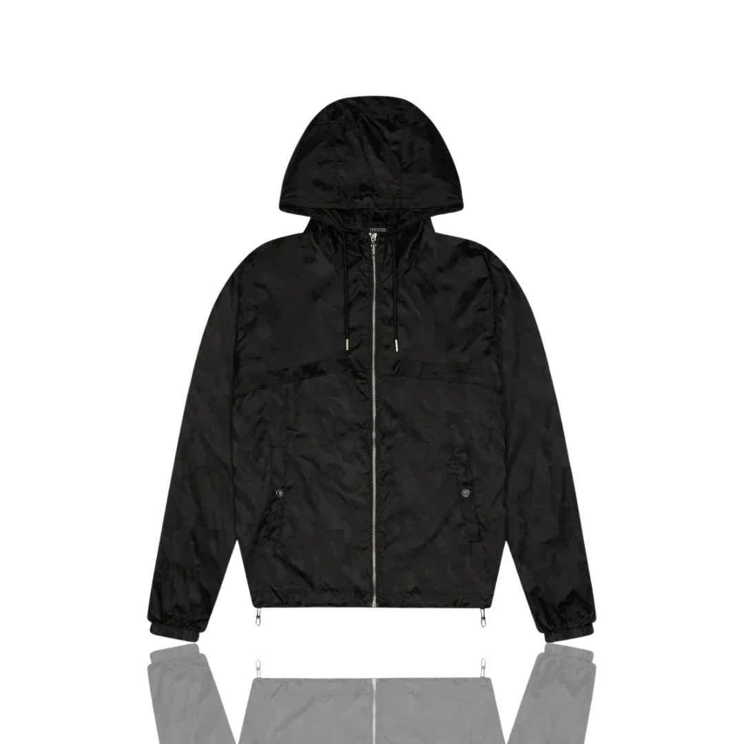Trapstar Black Irongate Jacquard Windbreaker