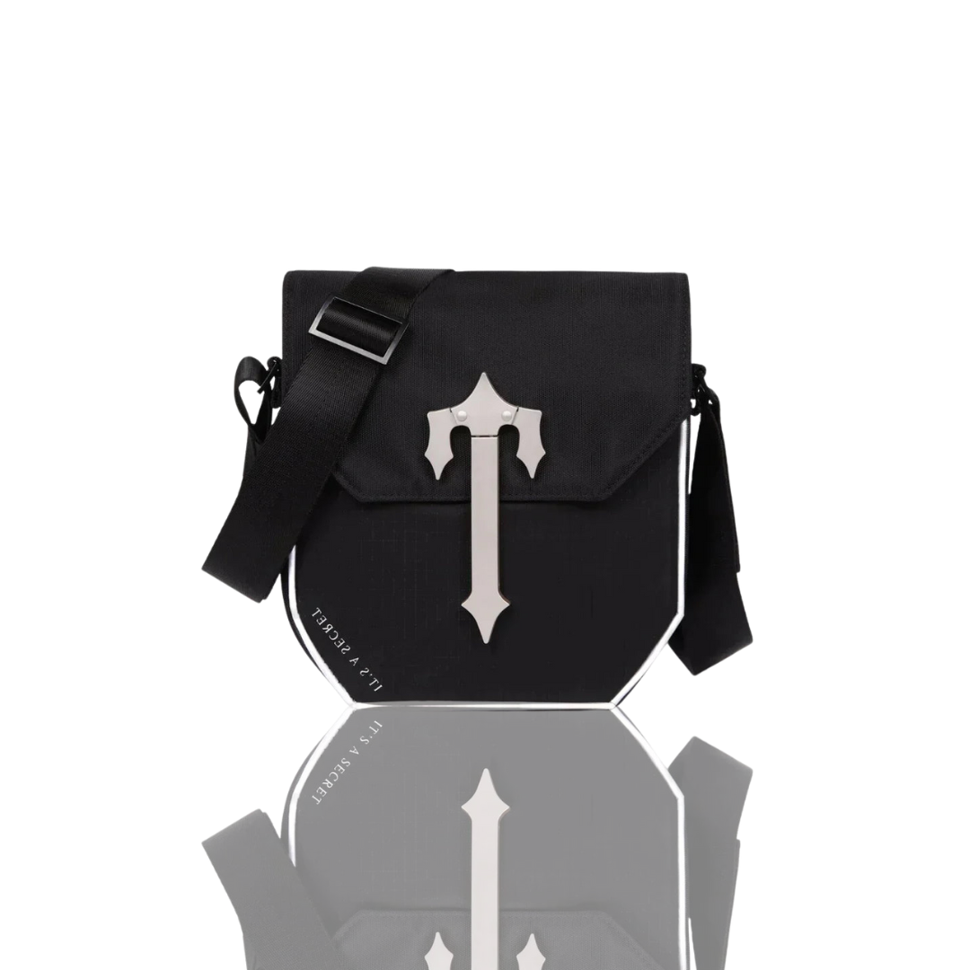 Trapstar Black Reflective Cobra T Messenger Bag