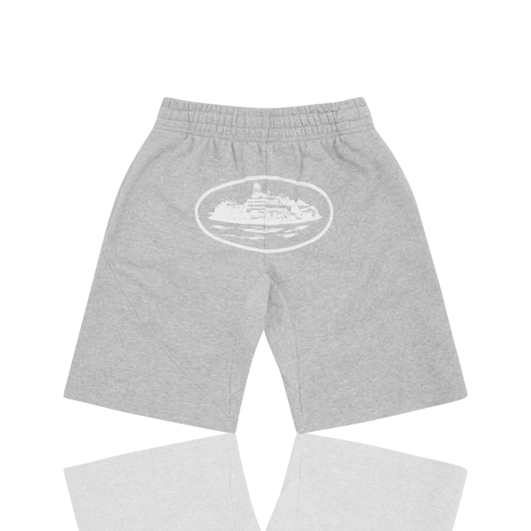 Corteiz Grey Alcatraz Shorts