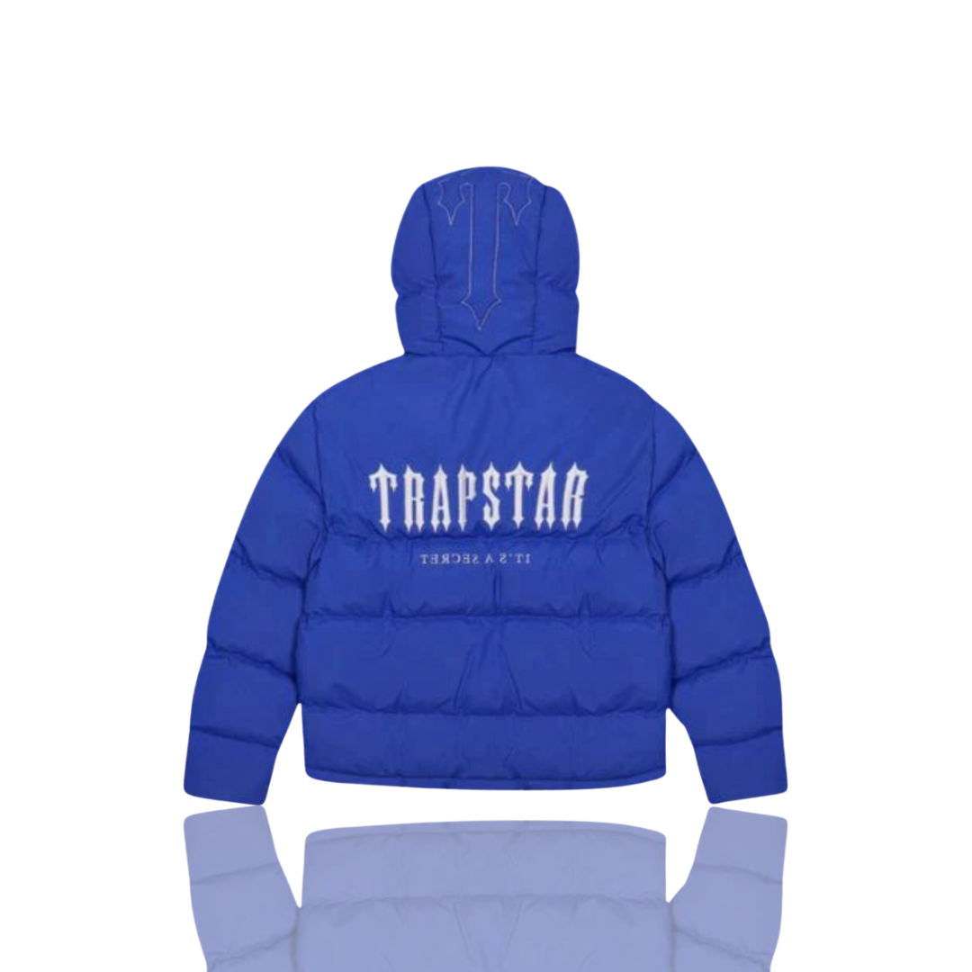 Trapstar DAZZLING BLUE 2.0 DECODED HOODED PUFFER JACKET