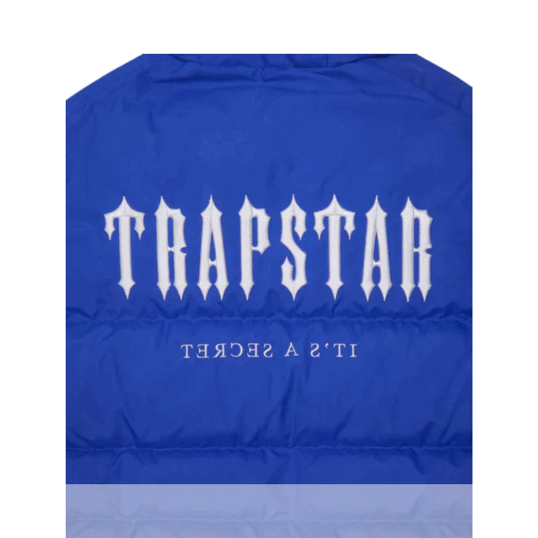 Trapstar DAZZLING BLUE 2.0 DECODED HOODED PUFFER JACKET