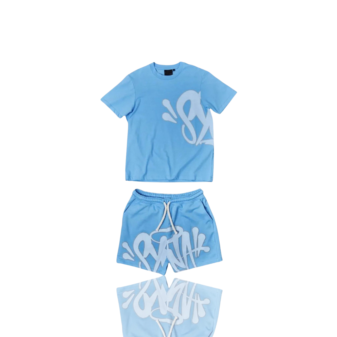 Blue Syna Short Set