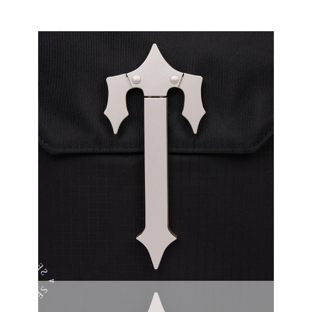 Trapstar Black Reflective Cobra T Messenger Bag