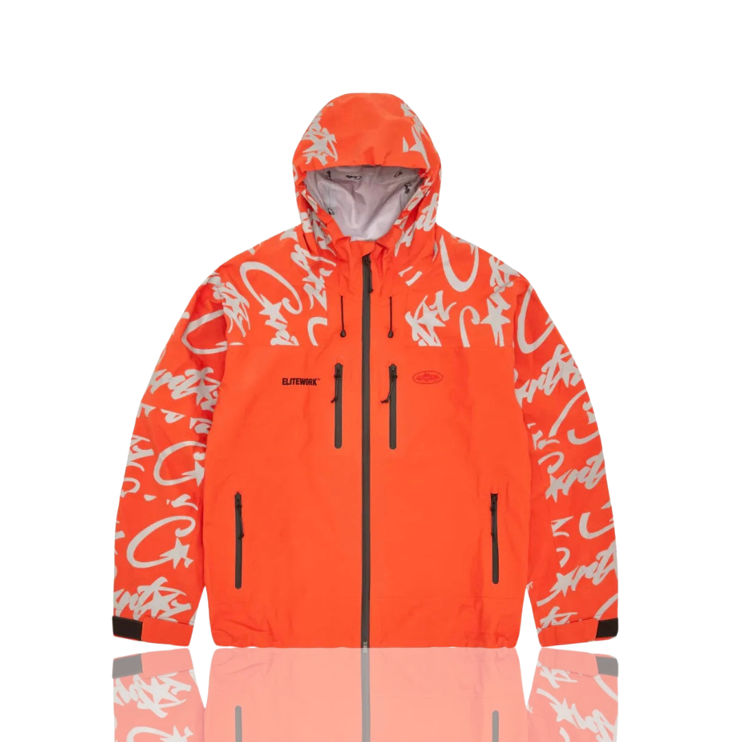 Corteiz Orange Elitework Shell Jacket