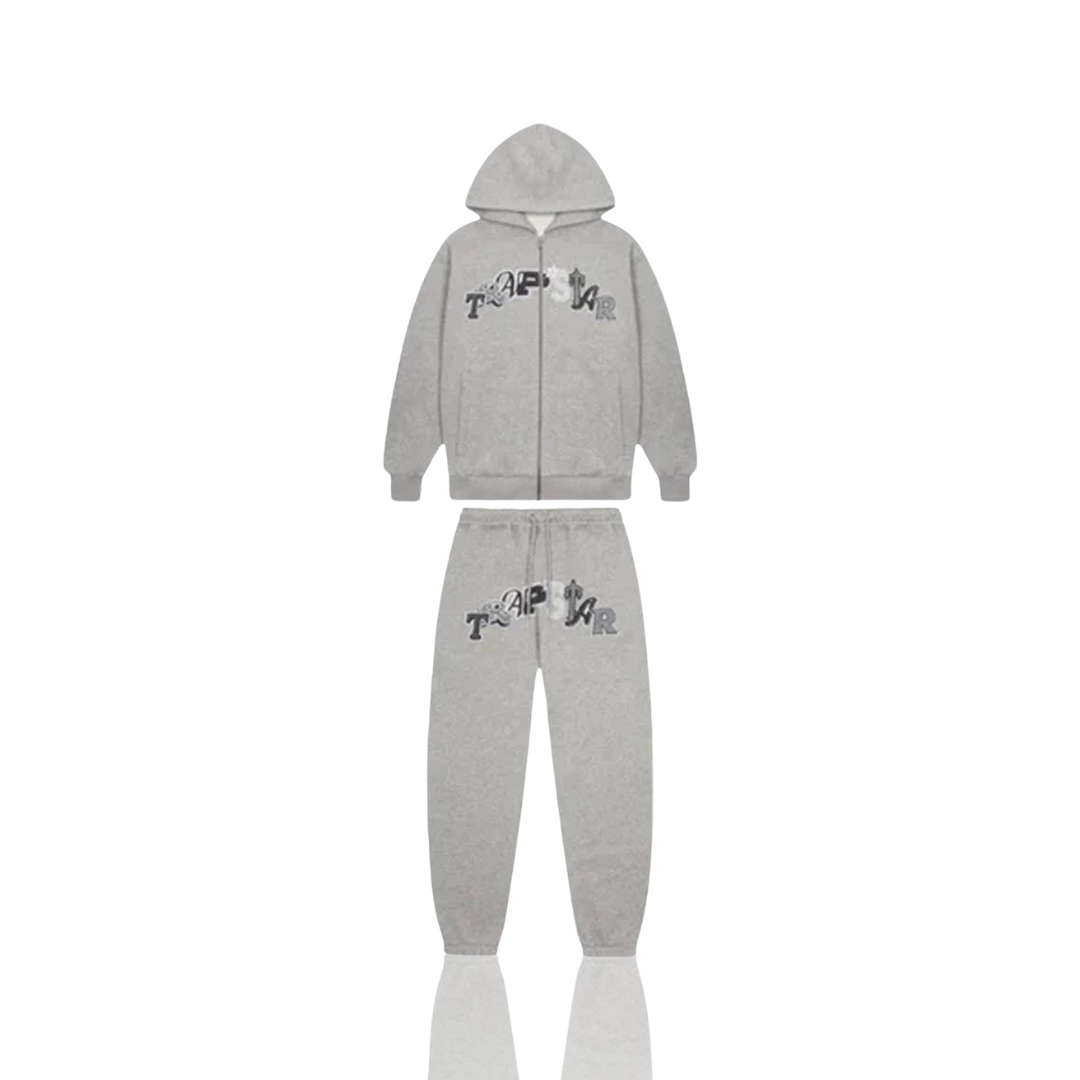 Trapstar GREY MONOCHROME EDITION WILDCARD TRACKSUIT