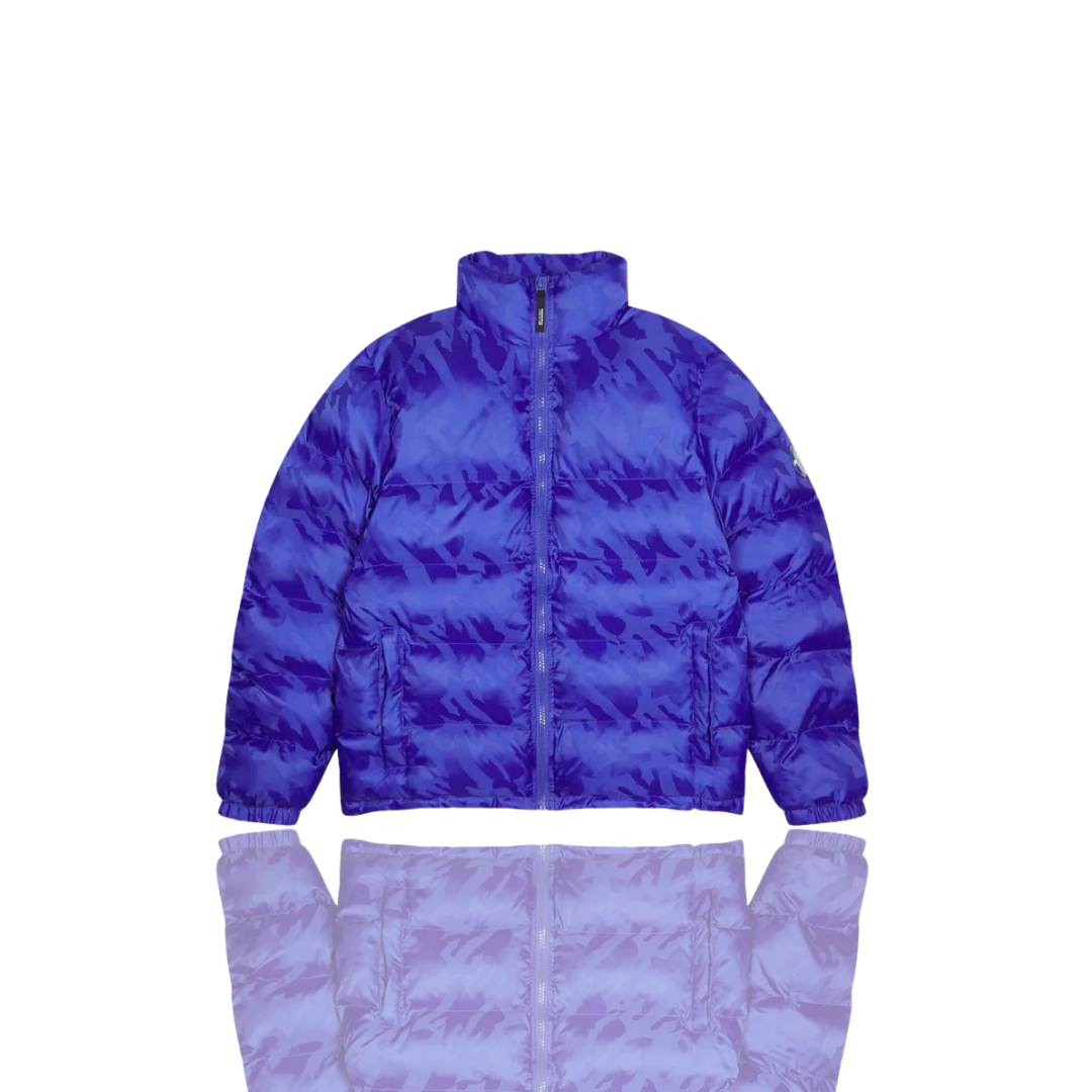 Trapstar Dazzling Blue Jacquard Puffer