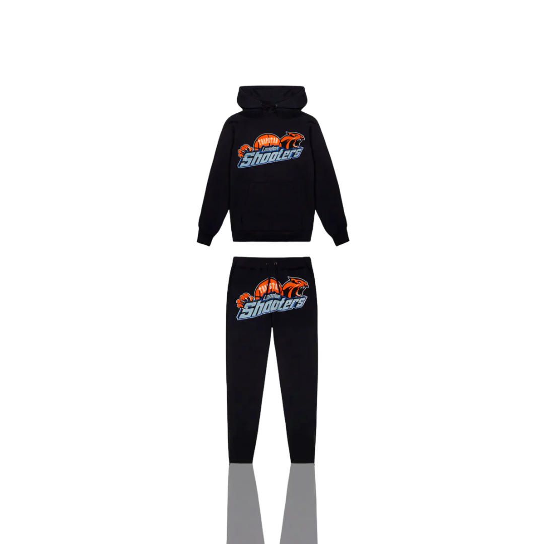 Trapstar Black & Orange London Shooters Tracksuit