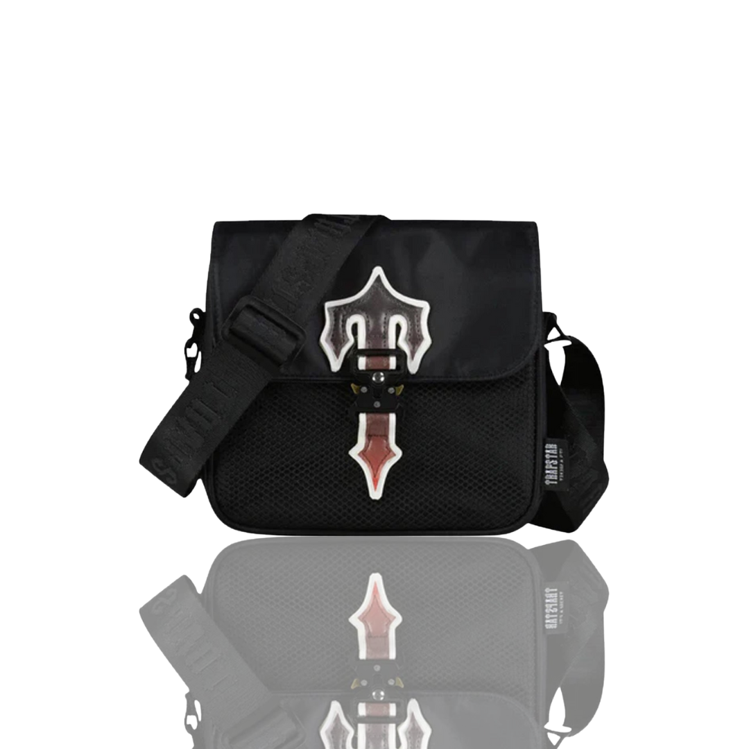 Trapstar BLACK & RED GRADIENT IRONGATE MESSENGER BAG 1.0