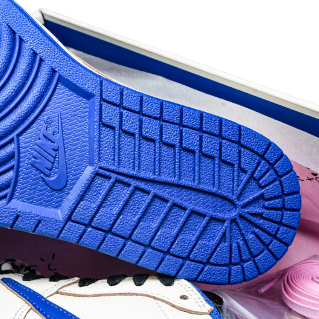 Travis Scott x Fragment AJ1 Low OG 'Sail Military Blue'