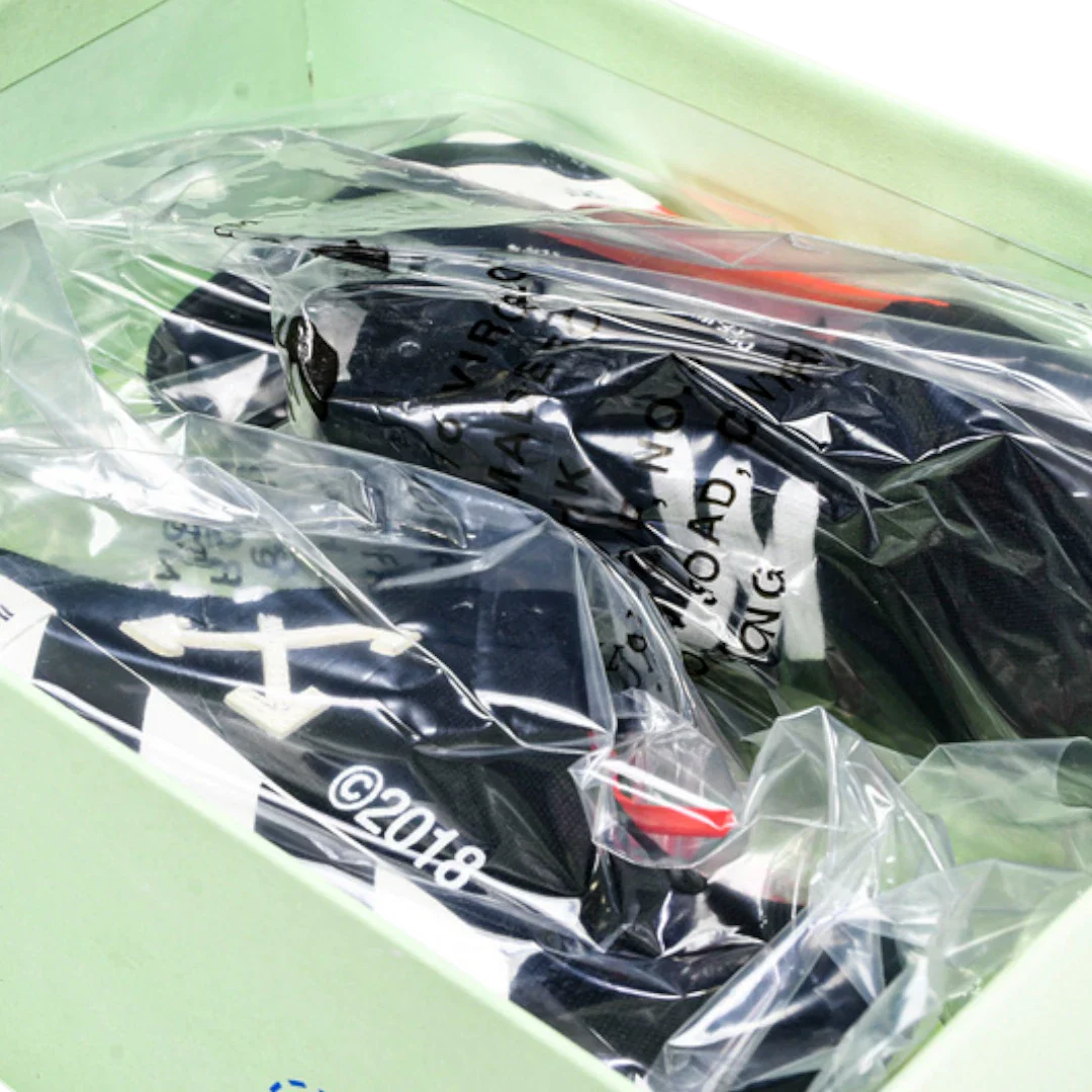 Off-White Vulc Low 'Black' (‘C 2018) Old Stripes