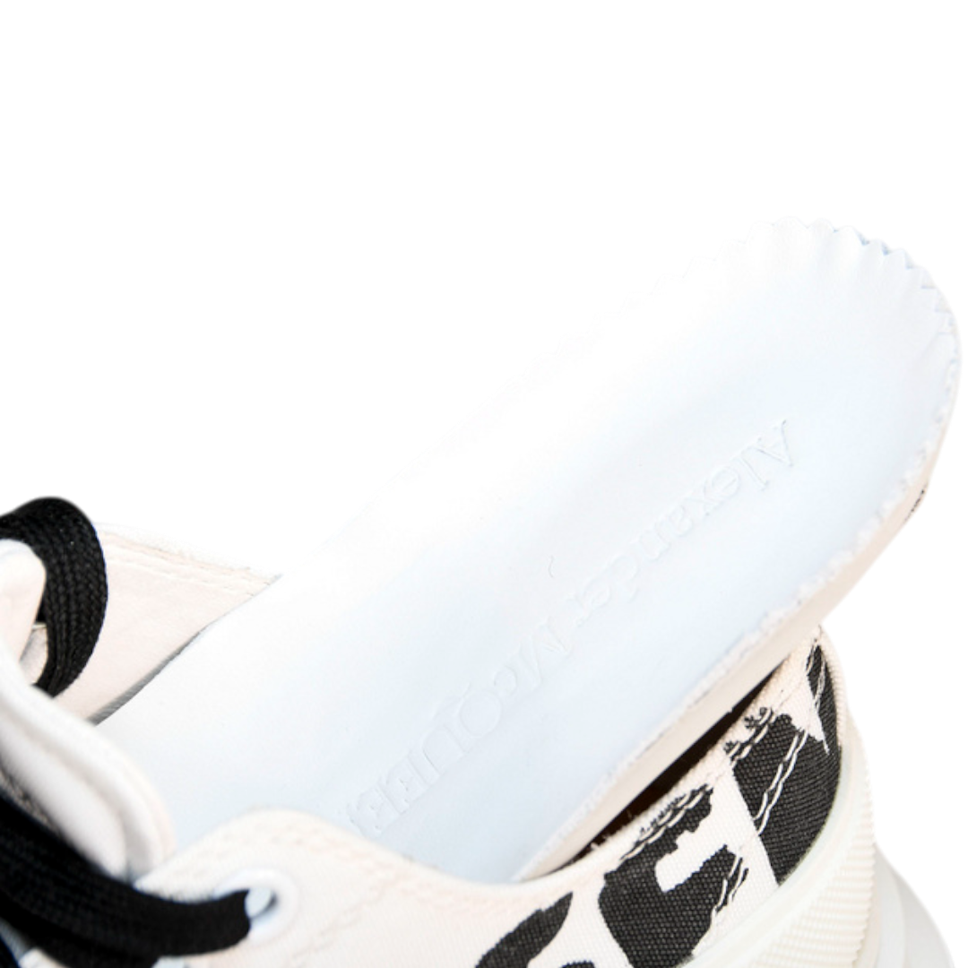 McQueen Tread Slick Low  Graffiti 'White'