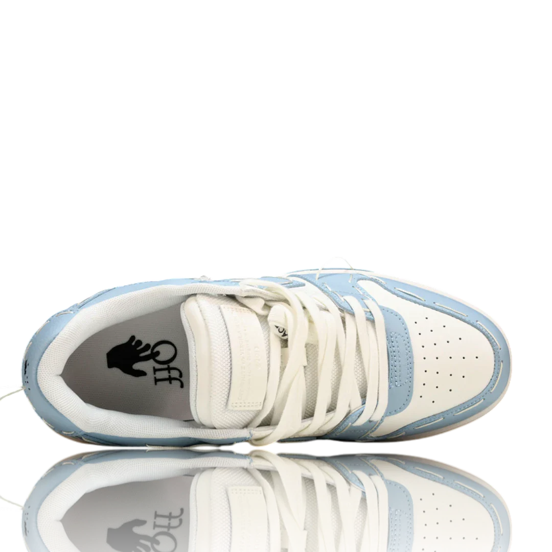 Off-White Out Of Office Low Top - Sartorial Stitch 'White Light Blue'