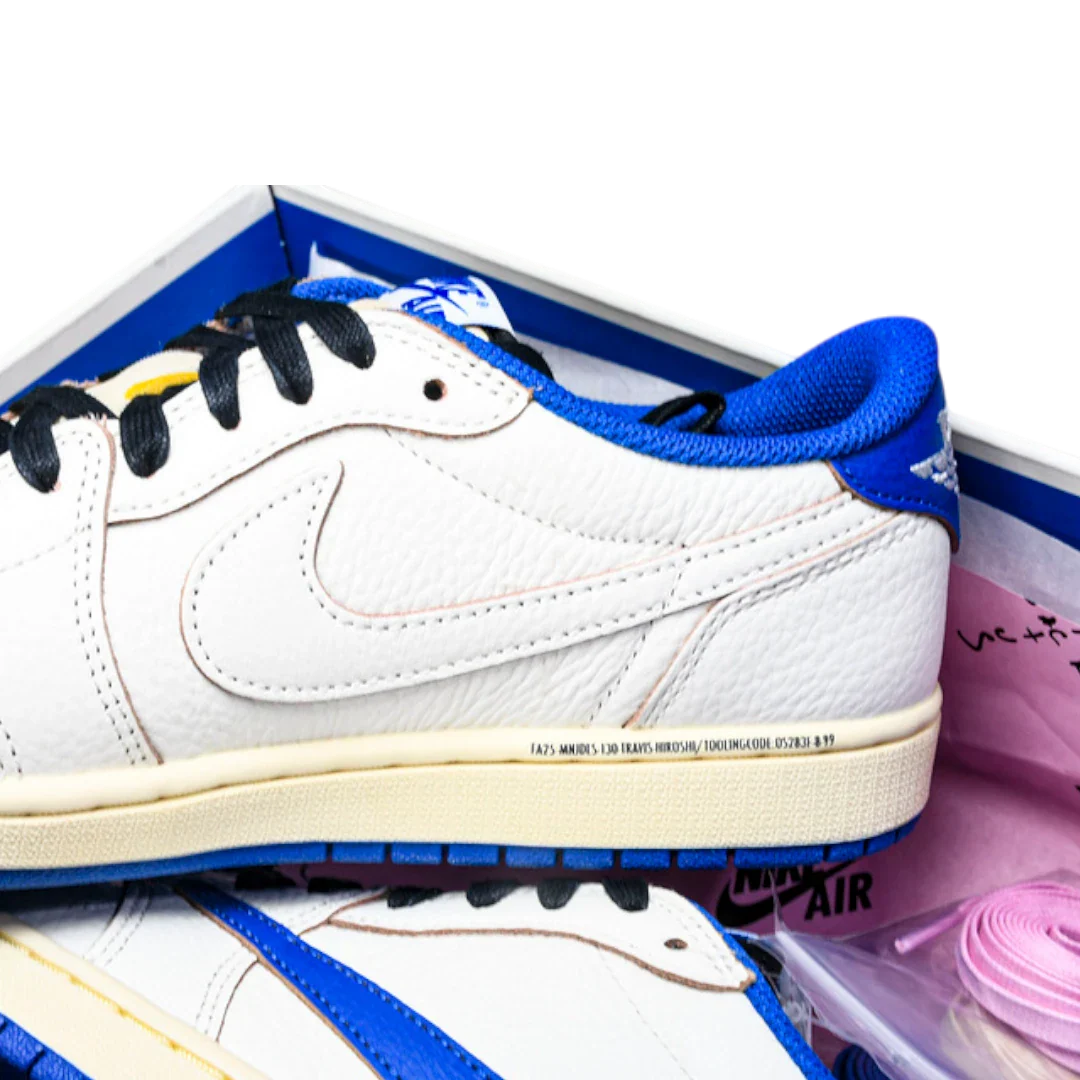 Travis Scott x Fragment AJ1 Low OG 'Sail Military Blue'