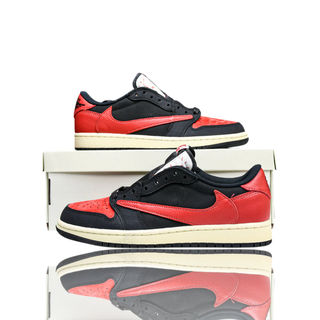 (Unreleased) Travis Scott x AJ1 Retro Low 'Black Red'