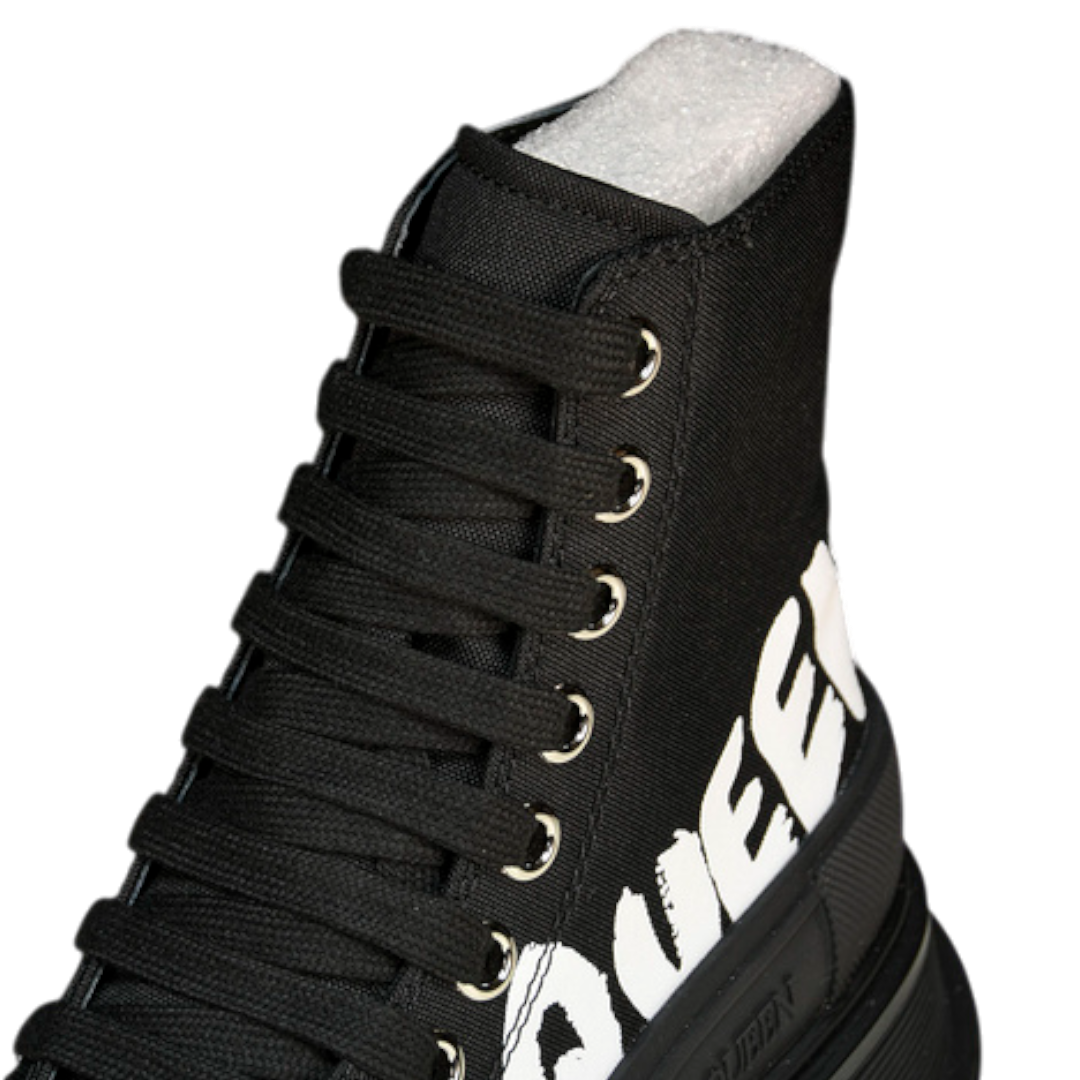 McQueen Tread Slick Boot  Graffiti 'Black'