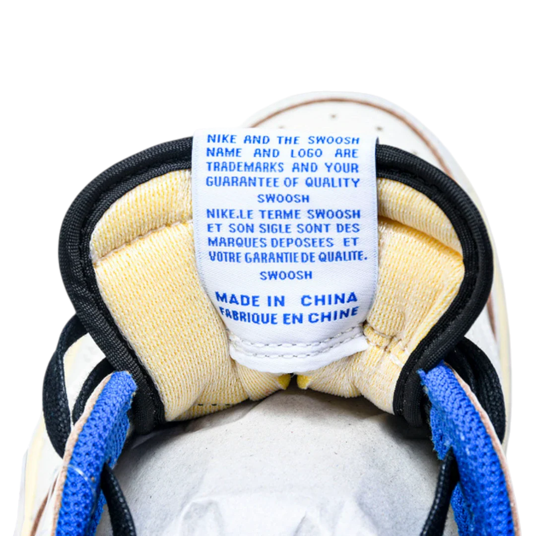 Travis Scott x Fragment AJ1 Low OG 'Sail Military Blue'