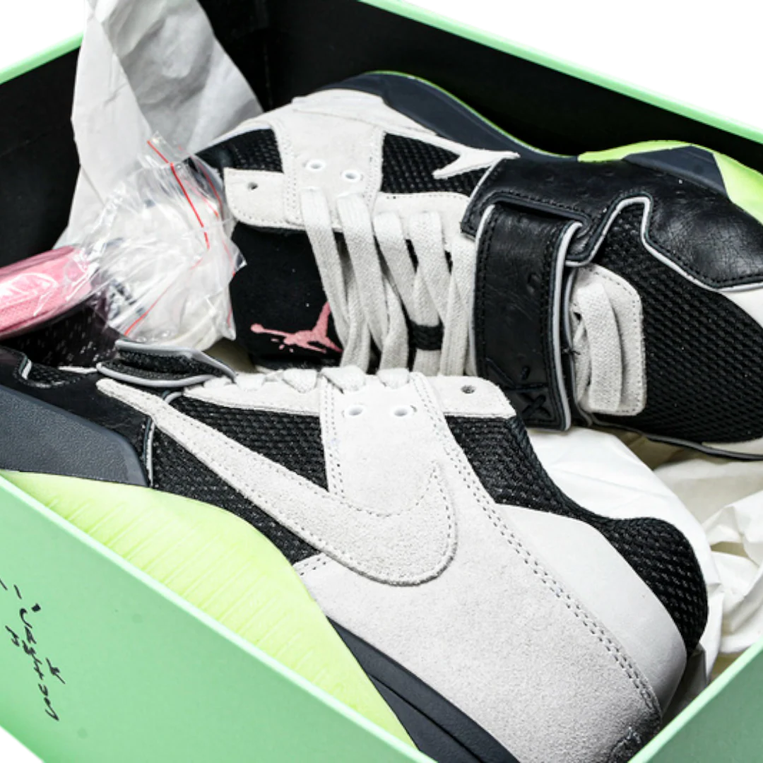 Travis Scott x Chase B Jumpmn Jack TR 'Black Night Silver'