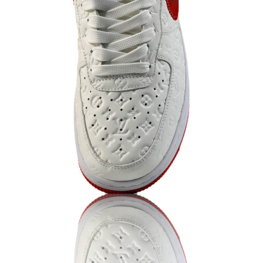 Louis Vuittоп x AF1 By Virgil Abloh 'White Red'
