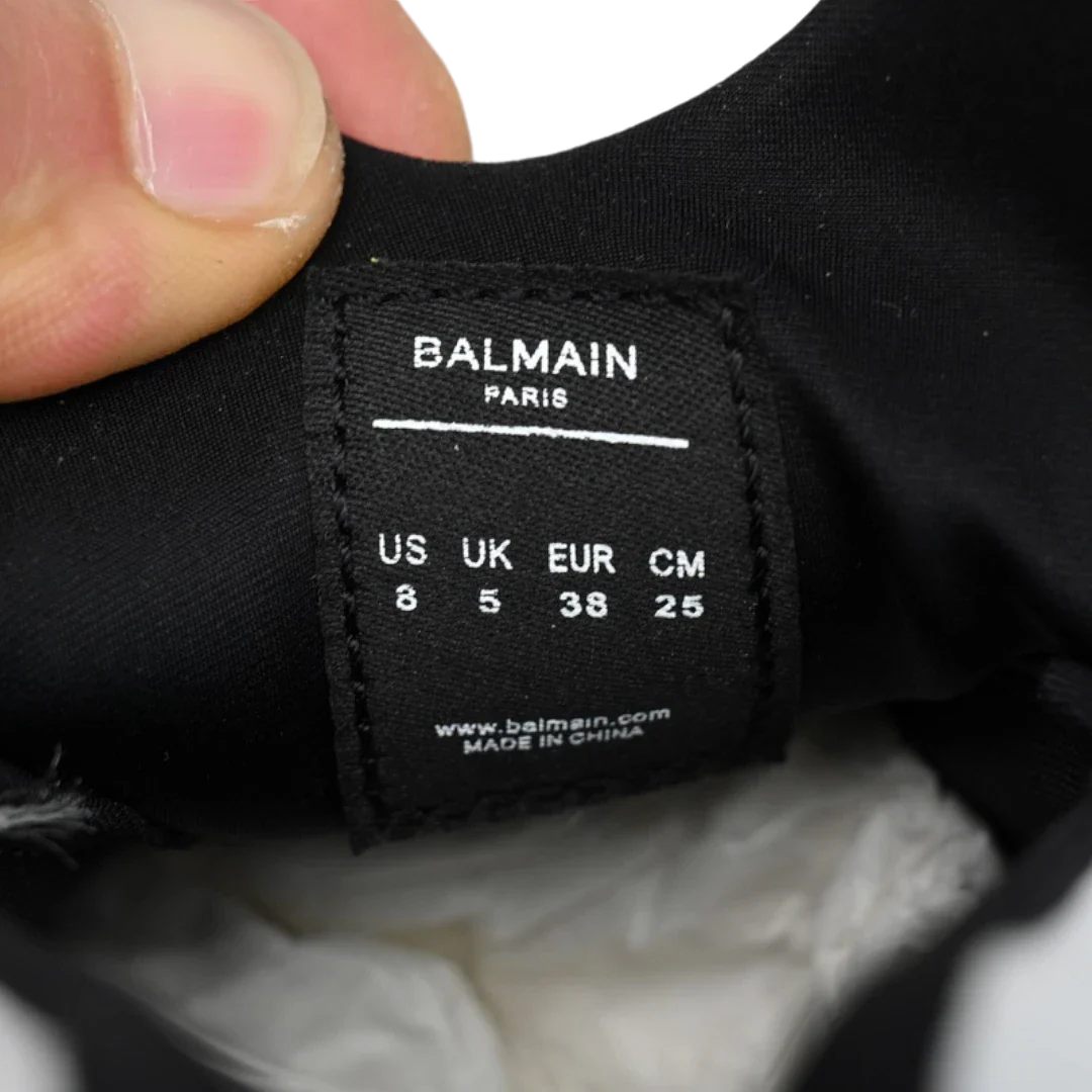 Balmain Unicorn low-top 'Gradient White Black'