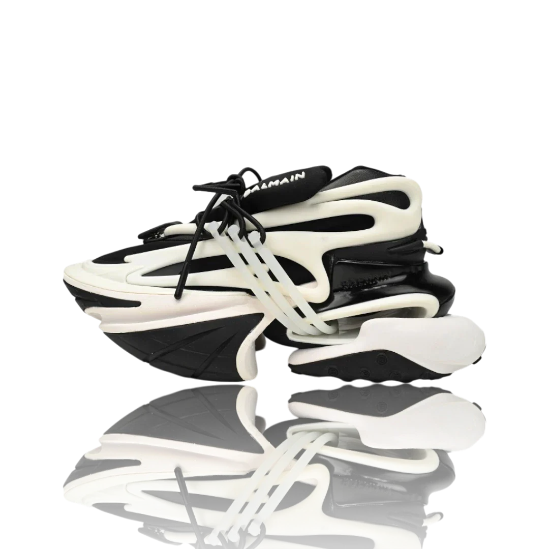 Balmain Unicorn low-top 'Black White'