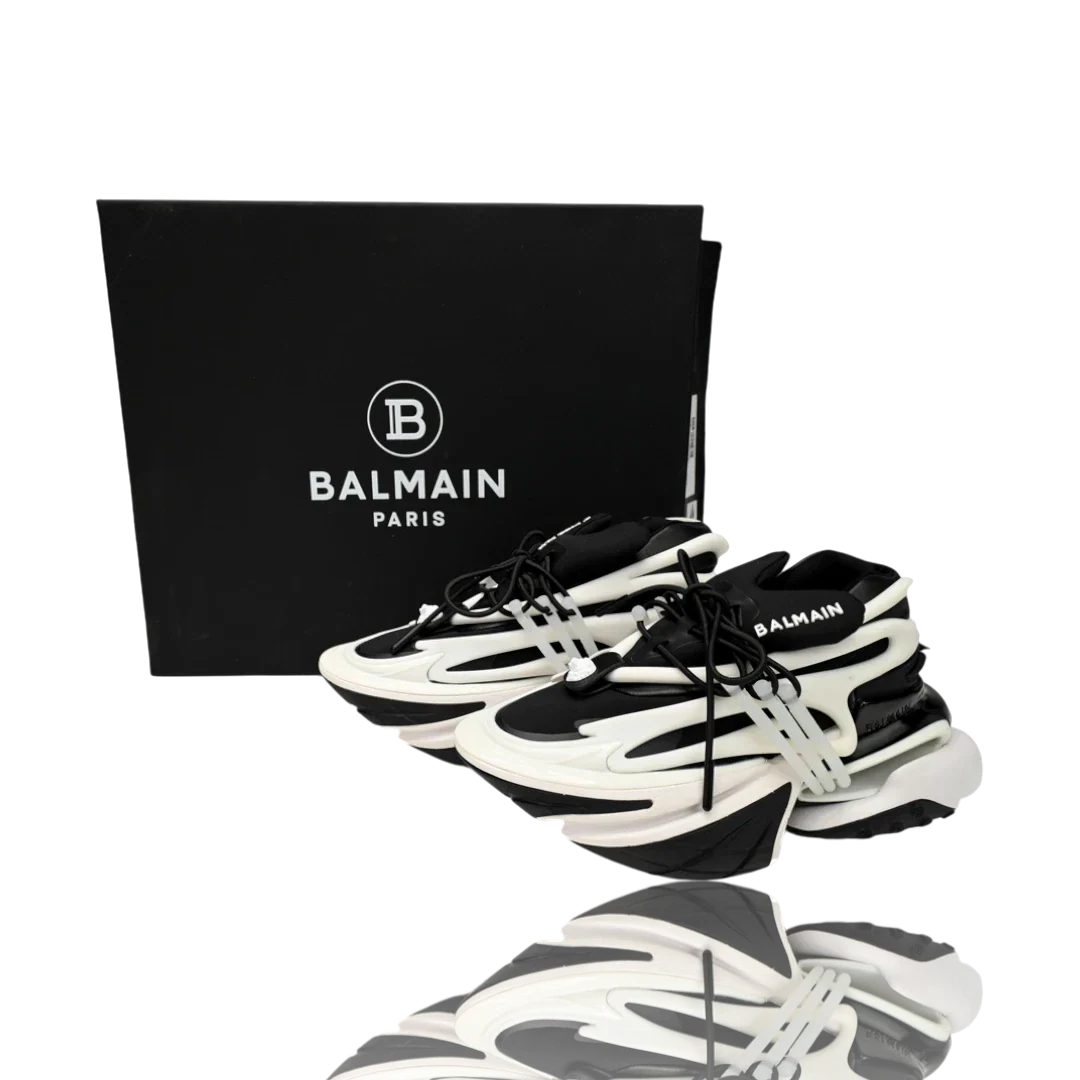 Balmain Unicorn low-top 'Black White'