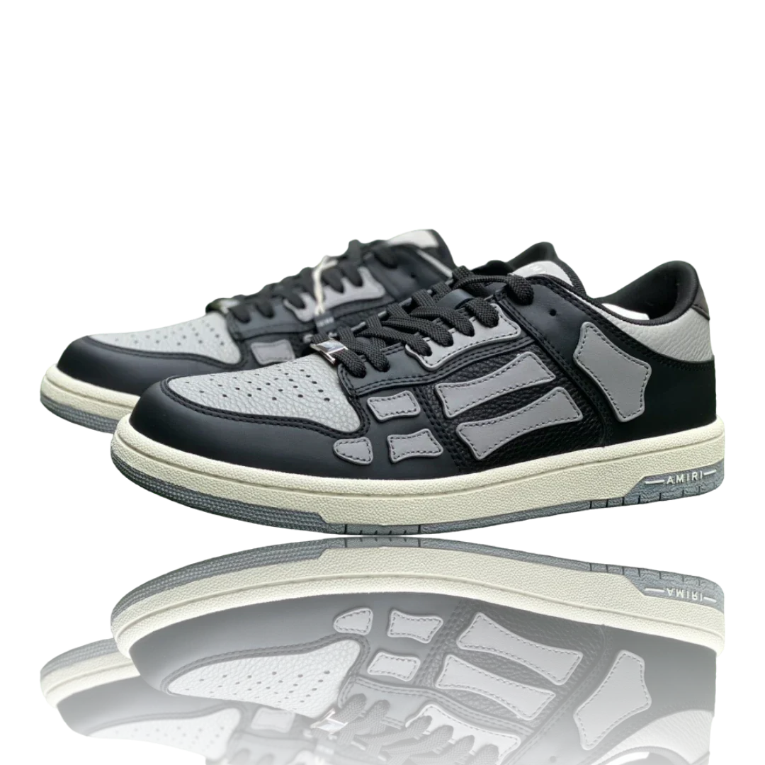 Amiri Skel Top Low 'Black Grey'