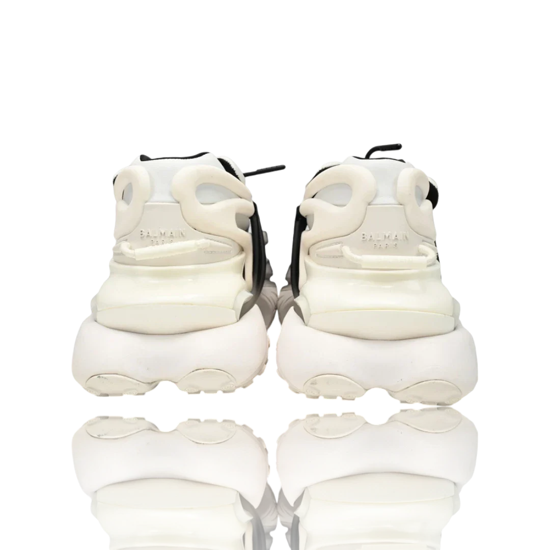 Balmain Unicorn low-top 'Gradient White Black'