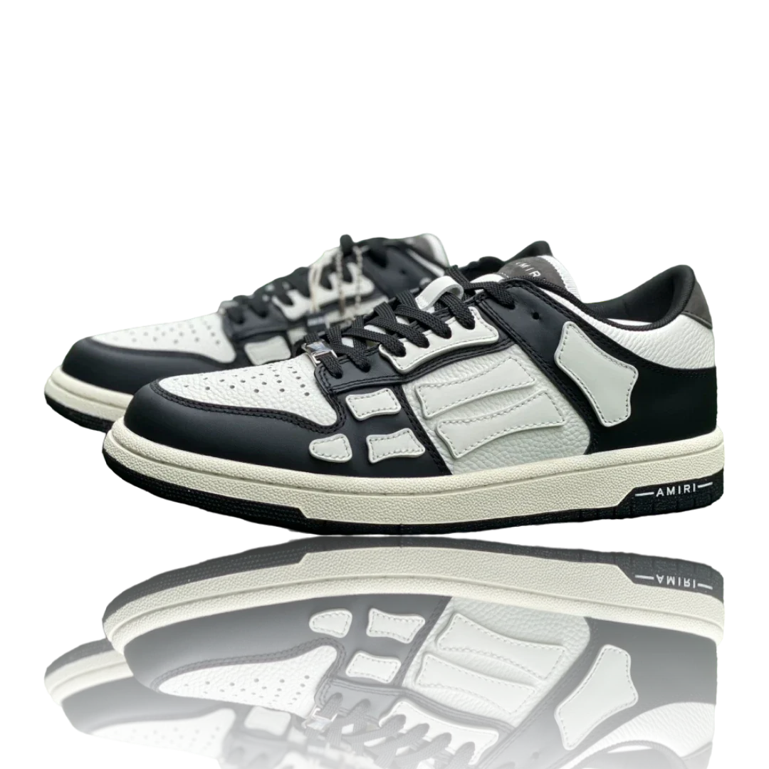 Amiri Skel Top Low 'Black White'