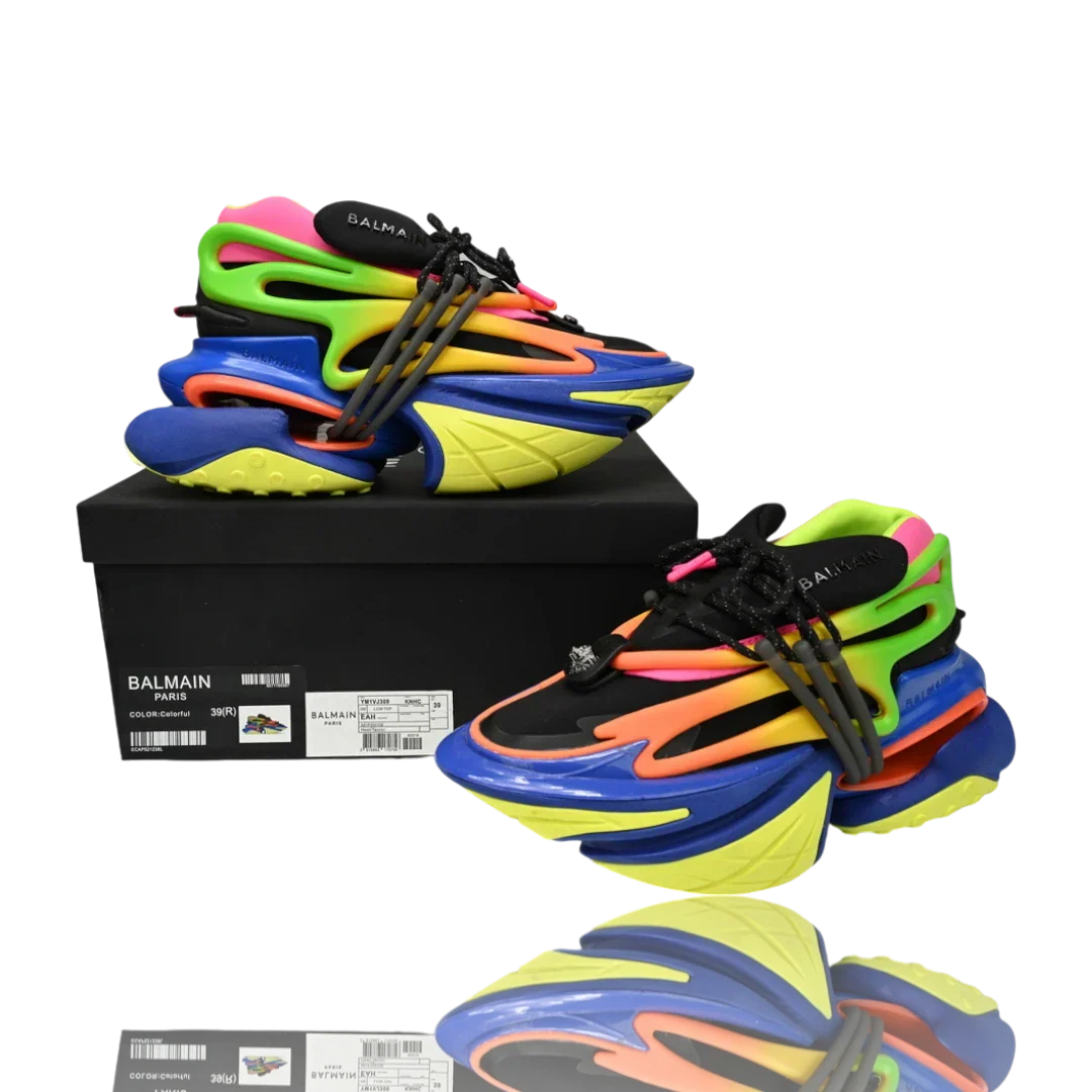 Balmain Unicorn low-top 'Multicolor'