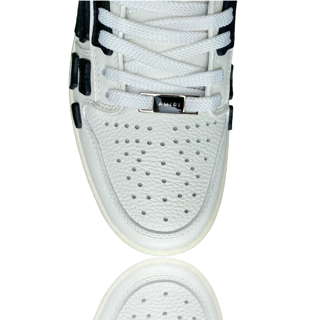 Amiri Skel Top Low 'White Black White'