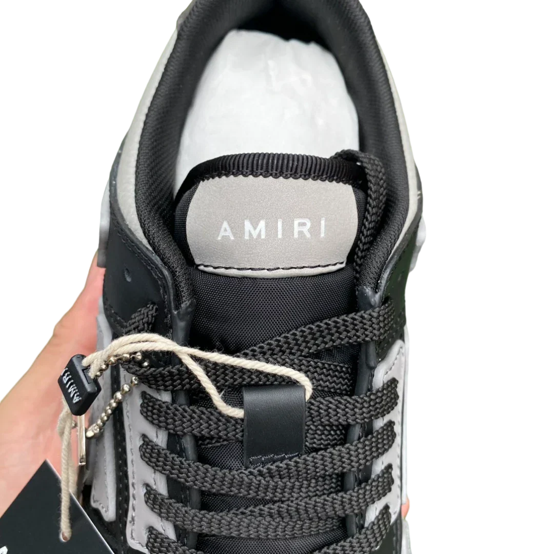 Amiri Skel Top Low 'Black Grey'