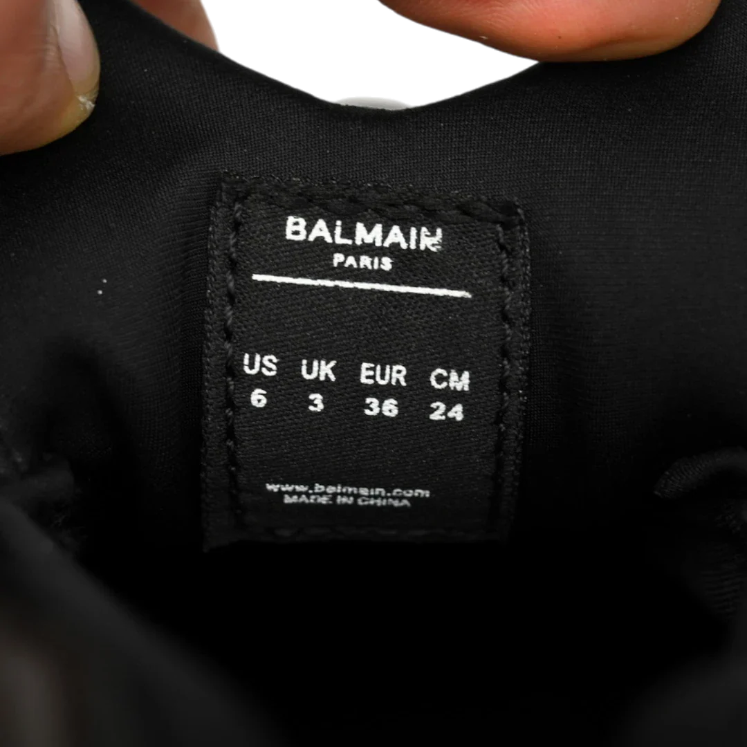 Balmain Unicorn low-top 'Black White'