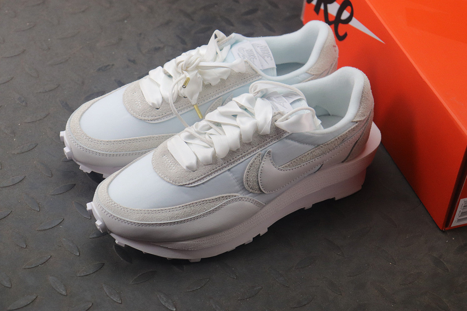 Sacai x LD Waffle 'White Nylon'
