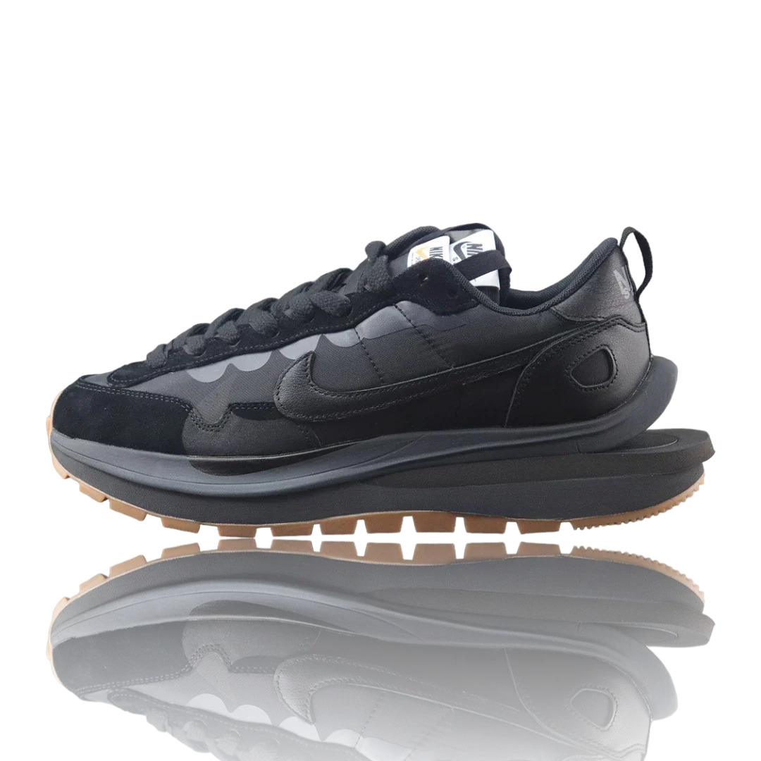 Sacai x VaporWaffle 'Black Gum'