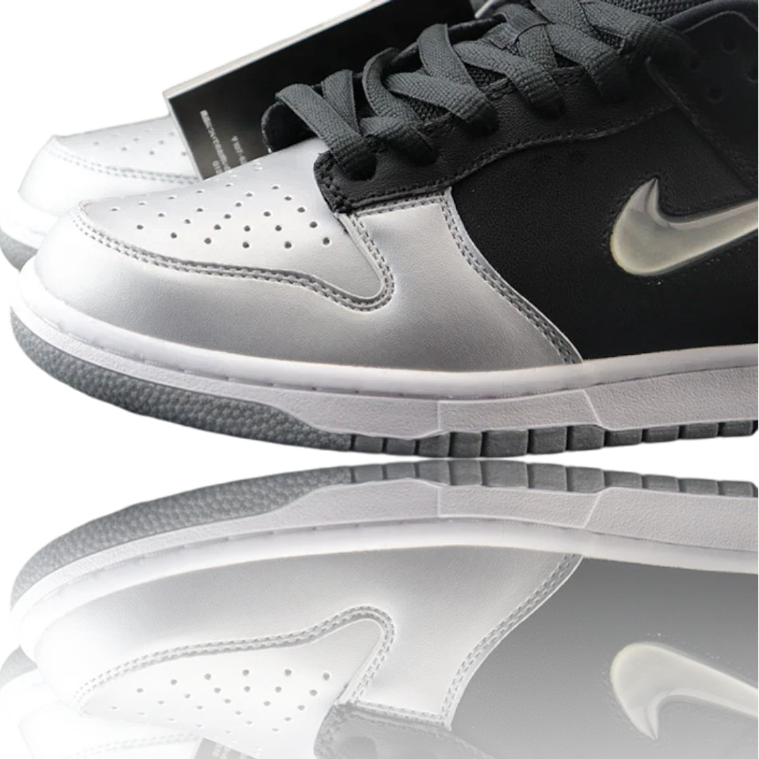 Supreme x SB Dnk Low 'Jewel Swoosh Silver'