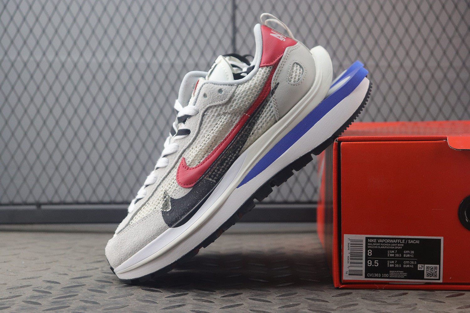 Sacai x VaporWaffle 'Sport Fuchsia Game Royal'