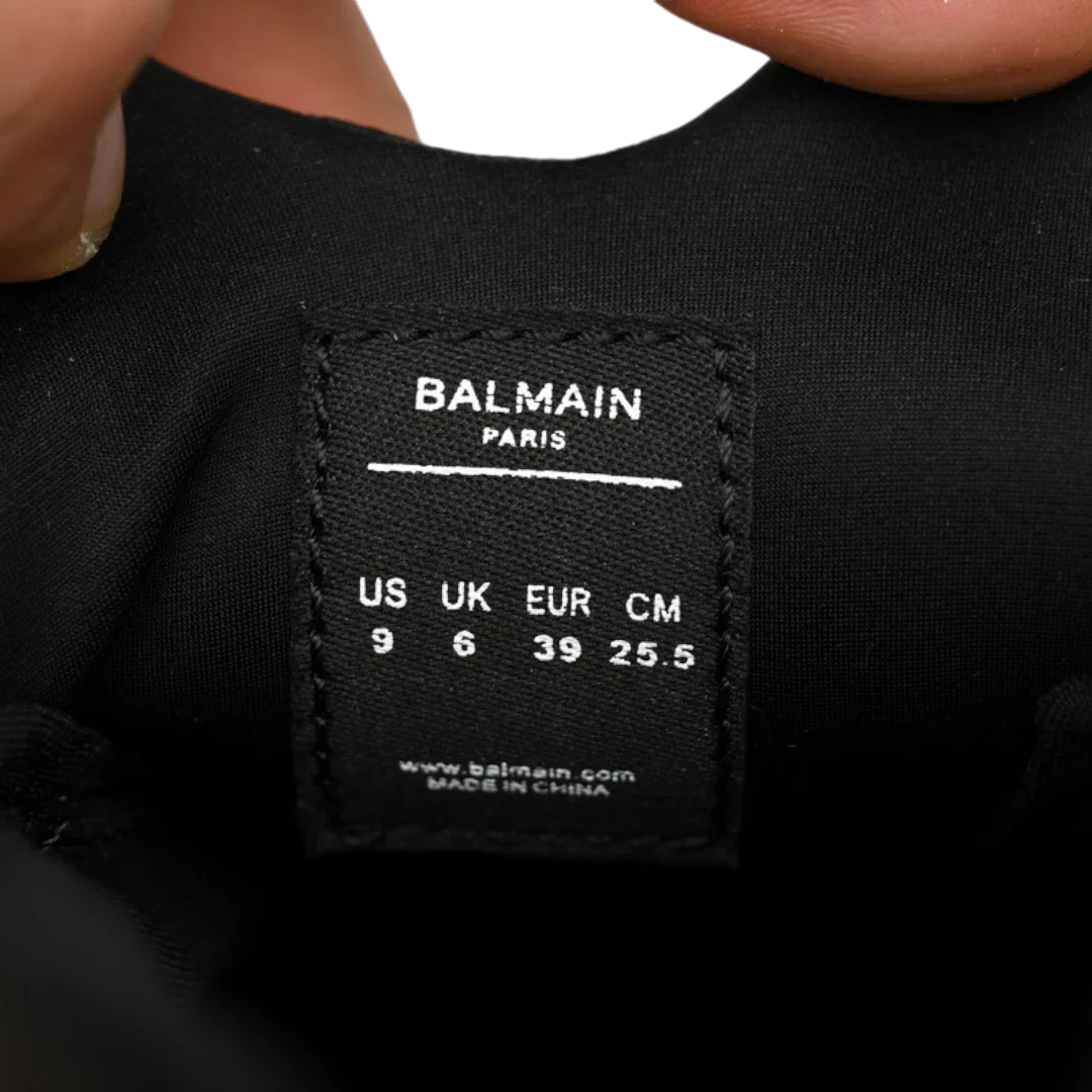 Balmain Unicorn low-top 'Black Yellow'