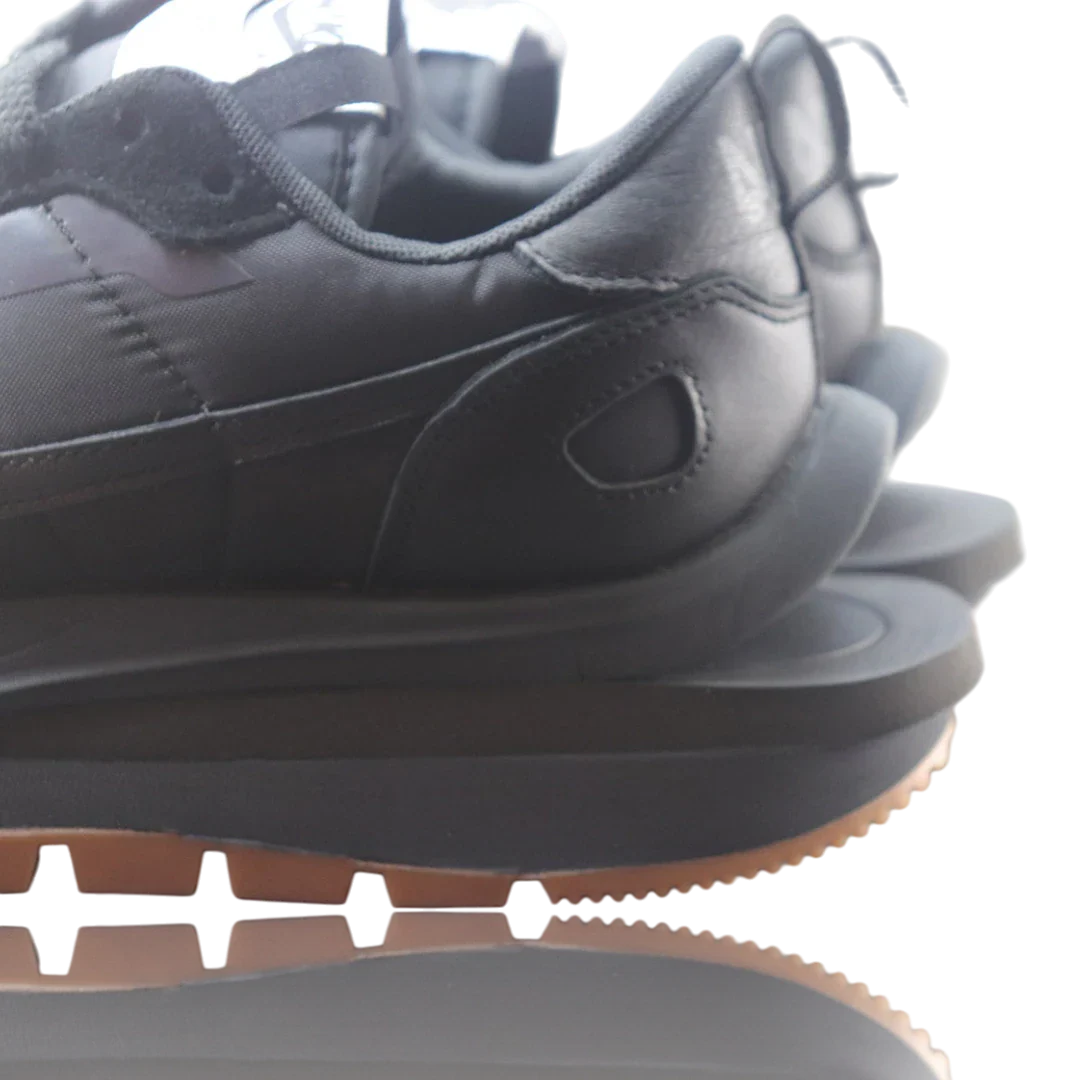 Sacai x VaporWaffle 'Black Gum'