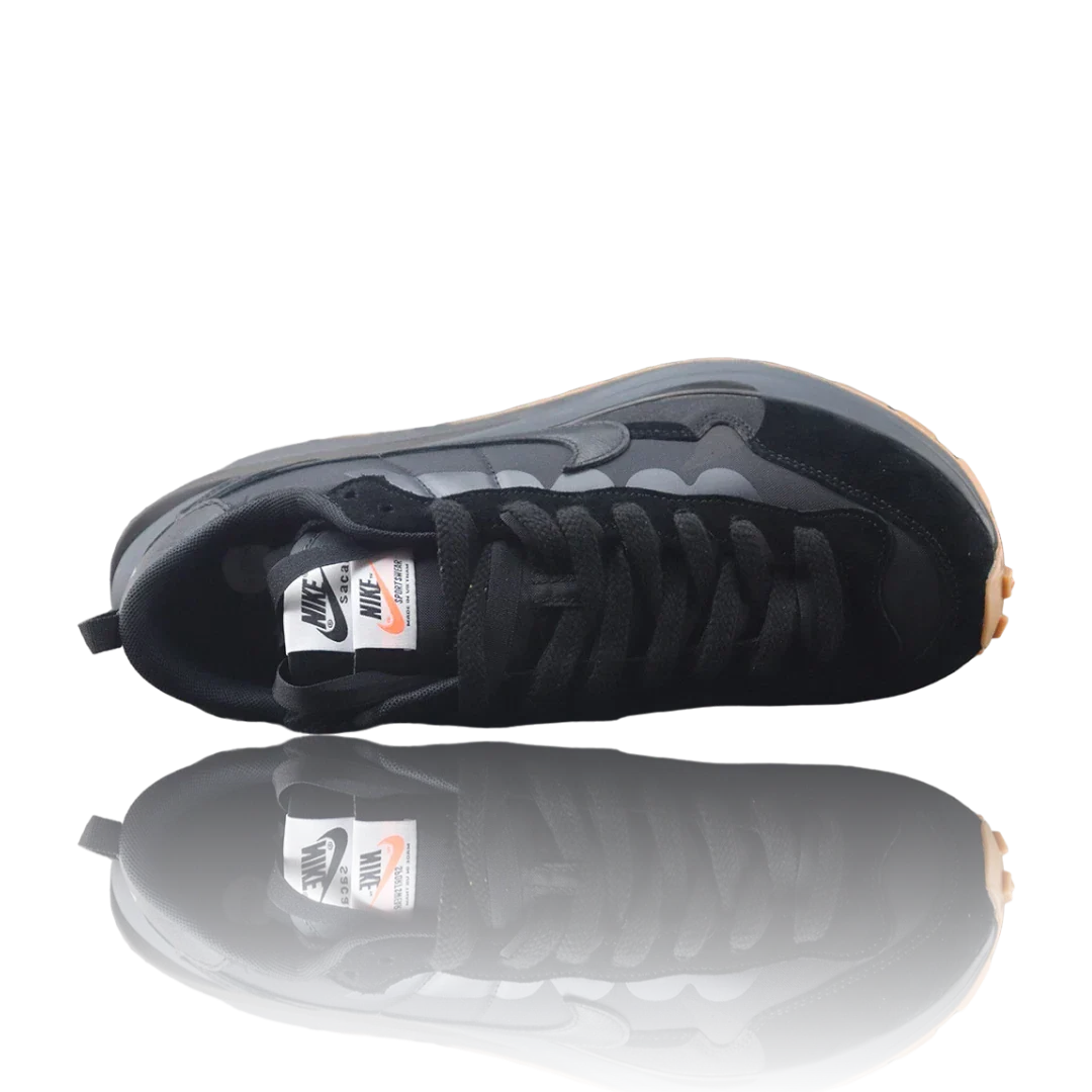 Sacai x VaporWaffle 'Black Gum'